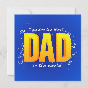 You are the best Dad Holiday Card