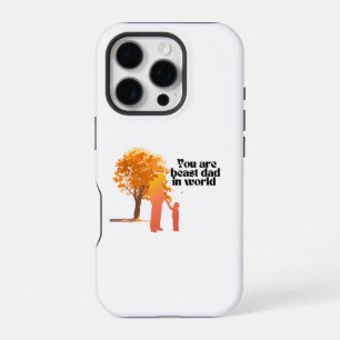 You Are the Best Dad in the World – Heartfelt Typo iPhone 16 Pro Case