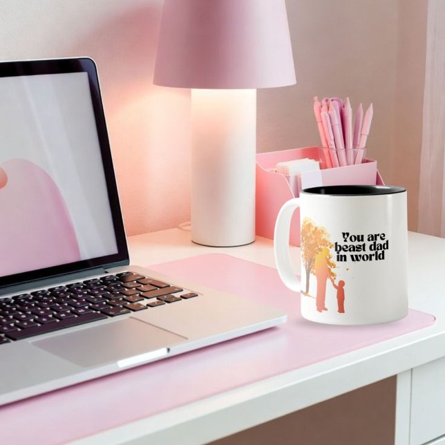 You Are the Best Dad in the World  Two-Tone Coffee Mug (Creator Uploaded)