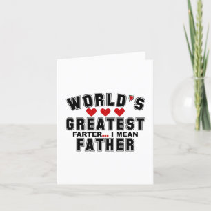 You are the BEST Father Happy Fathers Day 2024 Thank You Card