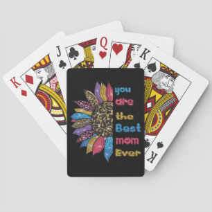 you are the best mum ever playing cards