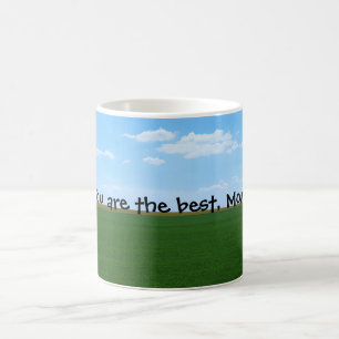 "You are the best, Mum" Landscape Customisable Coffee Mug