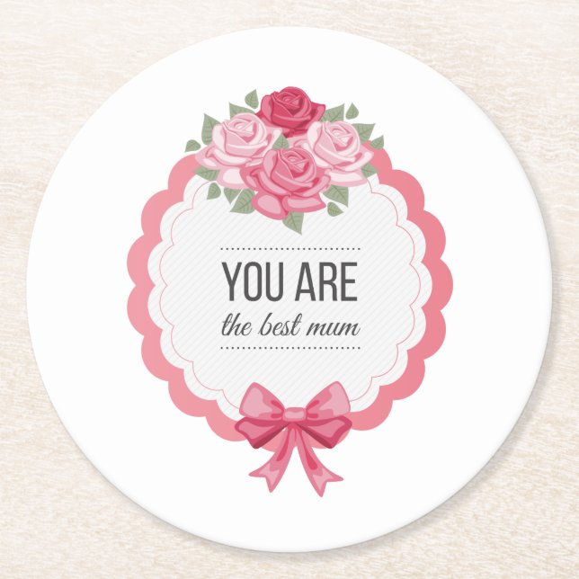 You Are The Best Mum Mother's Day | Coaster (Front)