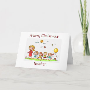 YOU ARE THE BEST TEACHER *MERRY CHRISTMAS* CARD
