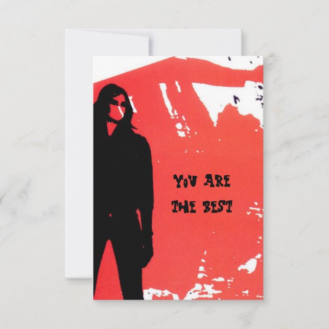 You are the best thank you card (Front)