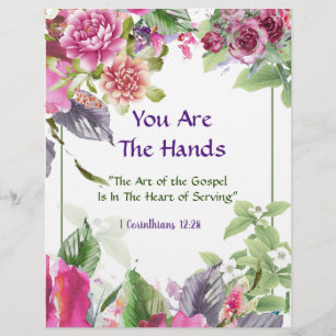 You Are the Hands Personalised Paper