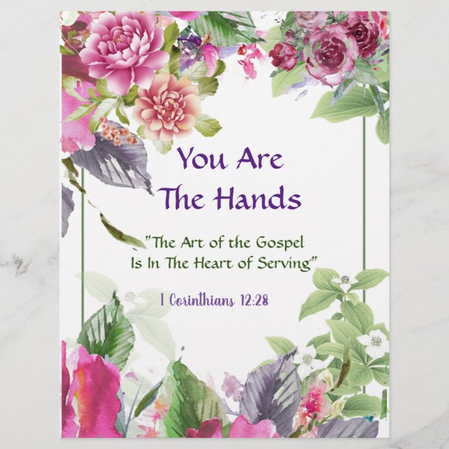 You Are the Hands Personalised Paper (Front)