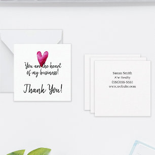 You are the Heart of my Business Card