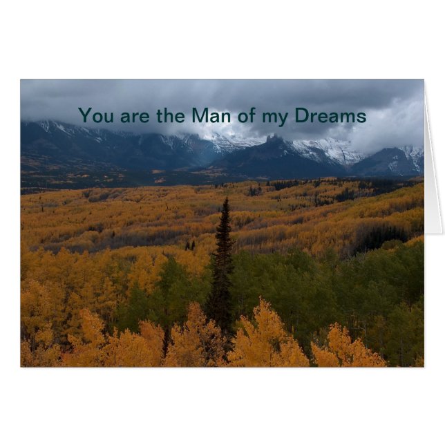 You are the man of my dreams (Front Horizontal)