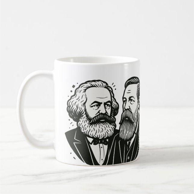 You are the Marx to my Engels Valentine Card Coffee Mug (Left)