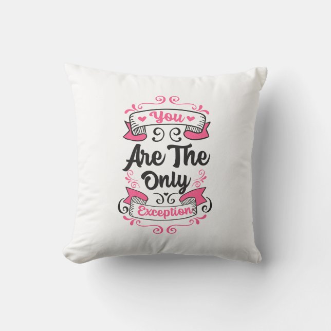 You Are the Only Exception, Paramore Lyrics Quote Cushion (Front)