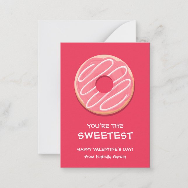 You are the Sweetest Valentine's Day Card (Front)