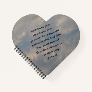You Are the Treasured Child of God Notebook