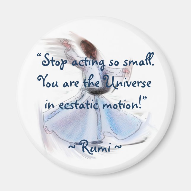 You Are The Universe! The Poetic Wisdom of RUMI Magnet (Front)