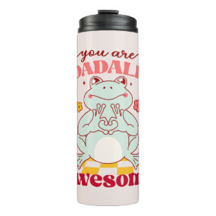 "You Are Toadally Awesome"   Cute Frog Pun Thermal Tumbler