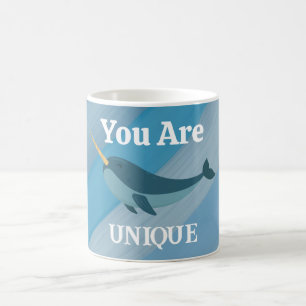 You Are Unique & Amazing Typography Coffee Mug