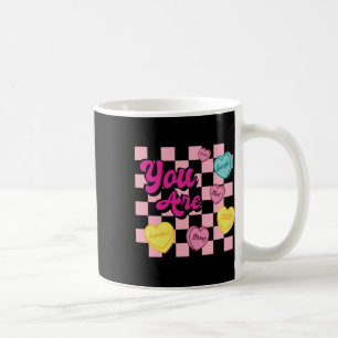 You Are Valentine's Heart Sticker  Coffee Mug