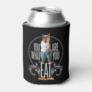 You Are What You Eat - Funny Squirrel Nuts Can Cooler