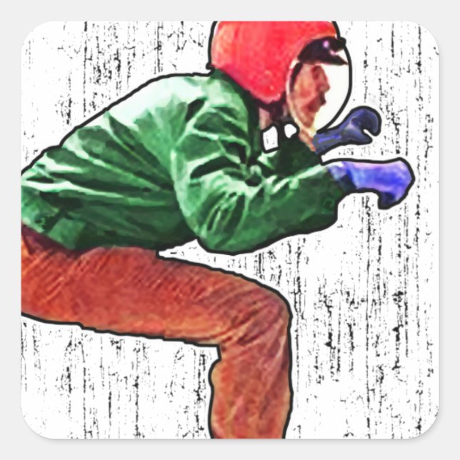 You Are What You Ride - Motorcycle Style Status Square Sticker (Front)