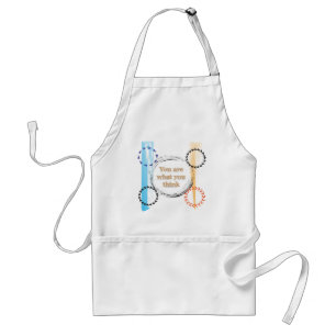 You are what YOU think, law of attraction quote Standard Apron