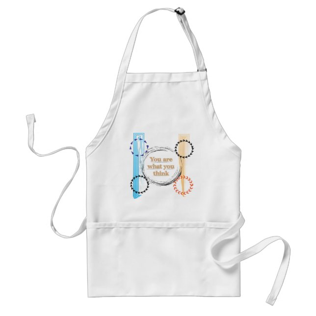 You are what YOU think, law of attraction quote Standard Apron (Front)