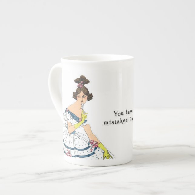 You are widely mistaken - Pride & Prejudice Bone China Mug (Front Left)