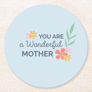 You Are Wonderful Mother's Day Coaster