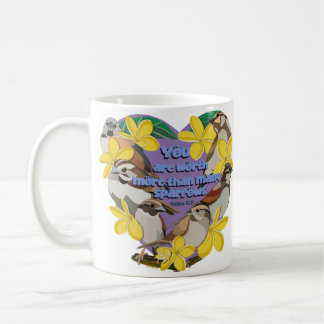 You are worth more than many sparrows coffee mug