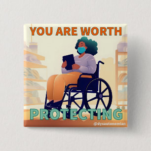 you are worth protecting button