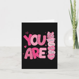 You Are Worthy Beautiful Loved Enough Valentine's Card