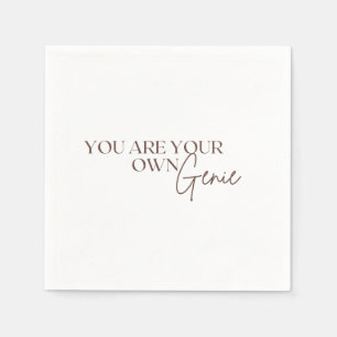 You Are Your Own Genie Napkin