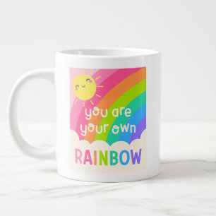 You Are Your Own Rainbow Large Coffee Mug