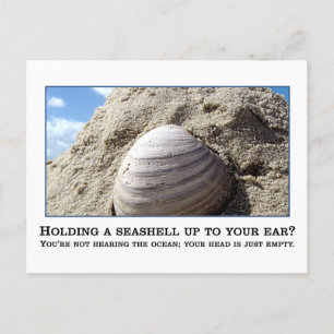 You aren't nearly as smart as you think you are postcard