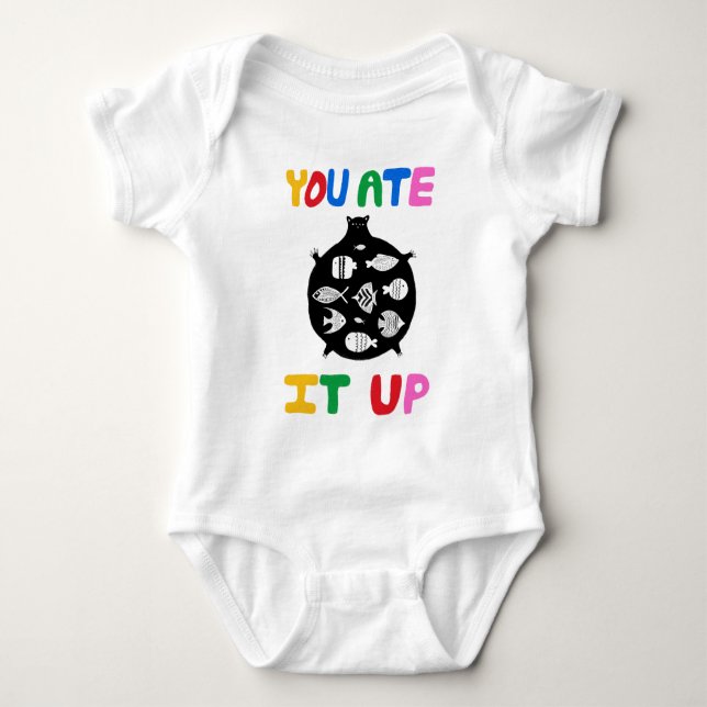 You Ate It Up Baby Bodysuit (Front)