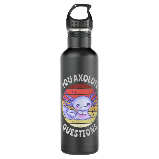 You axolotl questions 710 ml water bottle (Front)