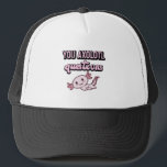 You Axolotl Questions Retro 90s Cute Axolotl Trucker Hat<br><div class="desc">Funny Axolotl T-shirt,  Cute Axolotl T-shirt, Vintage Sunset with Axolotl,  You Axolotl Questions T-Shirt</div>