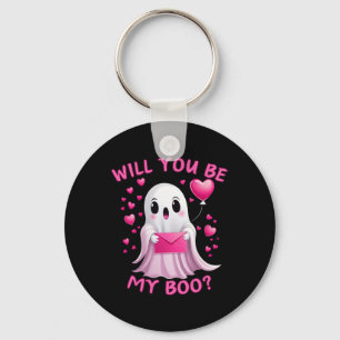 You Be My Boo Cute Ghost Halloween Spooky Season  Key Ring