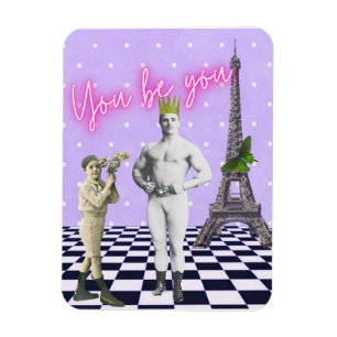 You Be You Empowering Pop Art Magnet