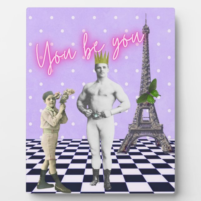 You Be You Empowering Pop Art  Plaque (Front)