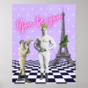 You Be You Empowering Pop Art  Poster