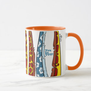 YOU BE YOU GIRAFFE by Jeff Willis Art Mug