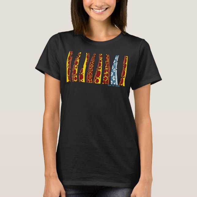 YOU BE YOU GIRAFFES by Jeff Willis Art T-Shirt (Front)