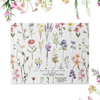 You Belong Among the Wildflowers  Jigsaw Puzzle