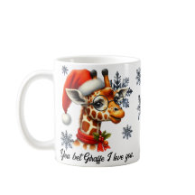 You bet giraffe i love you Christmas Mug