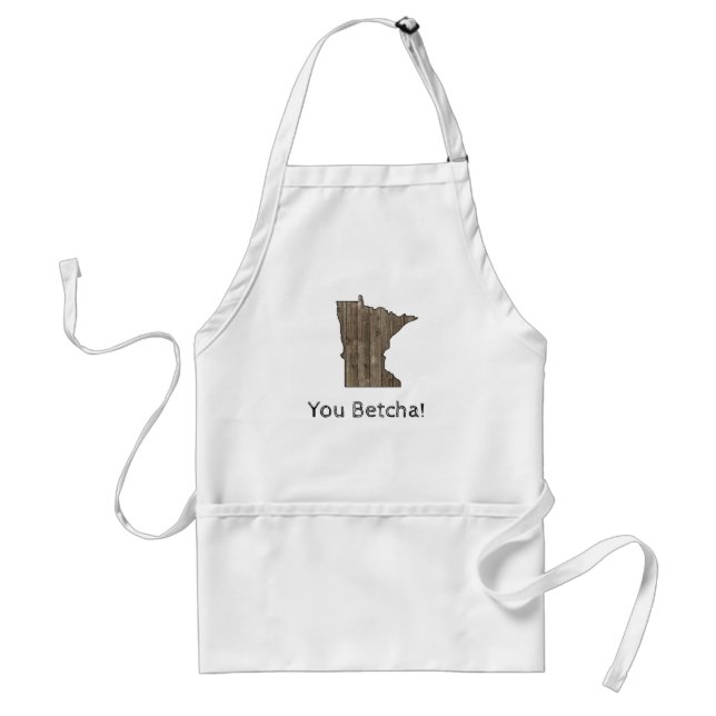 You Betcha Minnesota State Funny Phrase Standard Apron (Front)