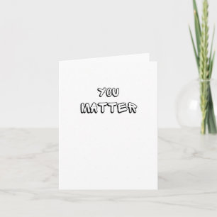 You – Bold Statement Art” Sticker Card