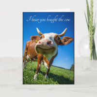 You Bought the Cow Congratulations Engagement