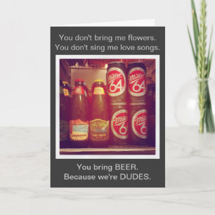 You Bring Beer Thank You Card