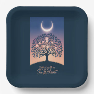 You B'Shevat: A Radius of Light Paper Plate