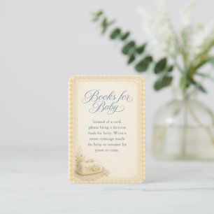 You Butter Believe It Baby Shower Books for Baby Enclosure Card